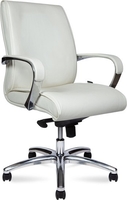 Кресло Norden Sorbonne LB Ivory AM 1716B-2 (экокожа/слоновая кость) - фото