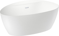 Ванна Wellsee L’aster 175x85 236301001 (отдельностоящая ванна белый глянец, экран, ножки, сифон-автомат хром) - фото2