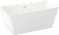 Ванна Wellsee Graceful Pro 150x77 230902001 (отдельностоящая ванна белый глянец, экран, ножки, сифон-автомат хром) - фото2