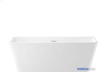 Ванна Wellsee Graceful Pro 168x80 230903001 (отдельностоящая ванна белый глянец, экран, ножки, сифон-автомат хром) - фото