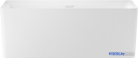 Ванна Wellsee Pure BY Wellsee 166x77 230702002 (отдельностоящая ванна матовый белый, экран, ножки, сифон-автомат матовый белый) - фото