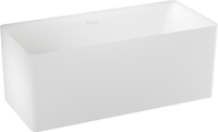 Ванна Wellsee Pure BY Wellsee 166x77 230702002 (отдельностоящая ванна матовый белый, экран, ножки, сифон-автомат матовый белый) - фото2