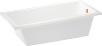 Ванна Wellsee FreeDom 165x80 231102004 (встраиваемая ванна белый глянец, сифон-автомат золото) - фото2