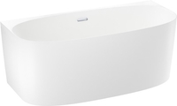 Ванна Wellsee Belle Spa 2.0 160x75 235801001 (пристенная ванна белый глянец, экран, ножки, сифон-автомат хром) - фото2