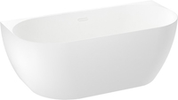Ванна Wellsee Belle Spa 3.0 170x80 235901002 (пристенная ванна белый глянец, экран, ножки, сифон-автомат глянцевый белый) - фото2