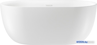 Ванна Wellsee Chic Riviera 149x78 236801002 (отдельностоящая ванна белый глянец, экран, ножки, сифон-автомат глянцевый белый) - фото