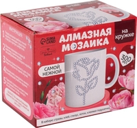 Набор для создания поделок/игрушек Школа талантов Алмазная мозаика на кружке. Самой нежной 10175212 - фото