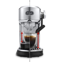 Рожковая кофеварка DeLonghi Dedica Maestro Plus EC950.M - фото2, картинка2 Рожковая кофеварка DeLonghi Dedica Maestro Plus EC950.M - фото2