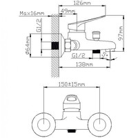 Смеситель Wisent WP30213 - фото2
