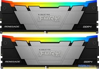 Оперативная память Kingston FURY Renegade RGB 2x32ГБ DDR4 3600 МГц KF436C18RB2AK2/64 - фото