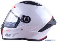 Мотошлем MT Helmets Stinger 2 Solid (XS, глянцевый белый) - фото2
