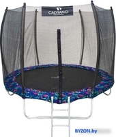 Батут Calviano Outside Master Smile 252 см - 8ft (внешняя сетка, с лестницей) - фото2