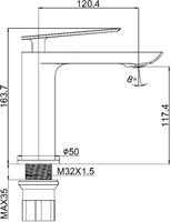 Смеситель Maxonor Pure Life PL1095-8 - фото2
