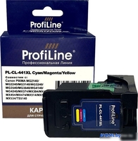 Картридж ProfiLine PL-CL-441XL (аналог Canon CL-441XL_C/M/Y) - фото