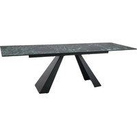 Кухонный стол Signal Salvadore ceramic SALVADORETVC160 (морской/черный матовый) - фото
