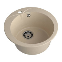 Кухонная мойка GranFest Rondo GF-R480 (кашемир) - фото2