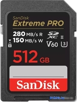 Карта памяти SanDisk Extreme PRO SDXC SDSDXEP-512G-GN4IN 512GB - фото