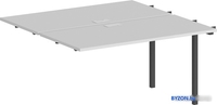 Стол Norden 120x123.8x75 SG.211.WH.44.AN (антрацит/белый) - фото