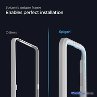 Защитное стекло Spigen ALM Glas FC для iPhone 12/iPhone 12 Pro AGL01802 (2шт) - фото2