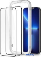 Защитное стекло Spigen ALM Glas FC для iPhone 13 Pro Max AGL03377 (2шт) - фото