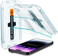 Защитное стекло Spigen Glass TR EZ Fit для iPhone 14 Pro AGL05214 (2шт) - фото