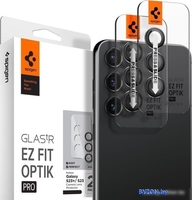 Защитное стекло Spigen Optik TR EZ Fit camera protector для Galaxy S23 Plus/S23 AGL05962 (2шт) - фото