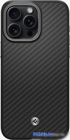 Чехол для телефона Spigen Enzo Aramid для iPhone 15 Pro Max ACS07044 (черный) - фото2