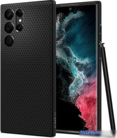 Чехол для телефона Spigen Liquid Air для Galaxy S22 Plus ACS03953 (черный) - фото