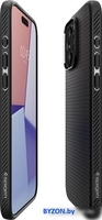 Чехол для телефона Spigen Liquid Air для iPhone 15 Pro Max ACS06562 (черный) - фото2