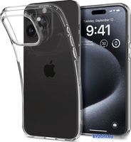 Чехол для телефона Spigen Liquid Crystal для iPhone 15 Pro ACS06699 (прозрачный) - фото