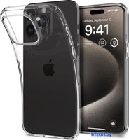 Чехол для телефона Spigen Liquid Crystal для iPhone 15 Pro Max ACS06557 (прозрачный) - фото
