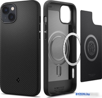 Чехол для телефона Spigen Mag Armor (MagFit) для iPhone 14 Plus ACS04918 (черный матовый) - фото