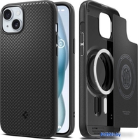 Чехол для телефона Spigen Mag Armor (MagFit) для iPhone 15 ACS06815 (черный) - фото