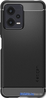 Чехол для телефона Spigen Rugged Armor для Xiaomi Redmi Note 12 5G/POCO X5 5G ACS05787 (черный) - фото2