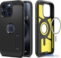 Чехол для телефона Spigen Tough Armor (MagFit) для iPhone 15 Pro ACS06733 (черный) - фото