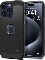 Чехол для телефона Spigen Tough Armor (MagFit) для iPhone 15 Pro ACS06733 (черный) - фото2
