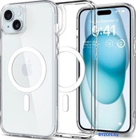 Чехол для телефона Spigen Ultra Hybrid (MagFit) для iPhone 15 ACS06802 (белый) - фото