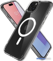 Чехол для телефона Spigen Ultra Hybrid (MagFit) для iPhone 15 ACS06802 (белый) - фото2