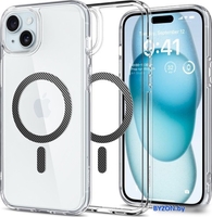 Чехол для телефона Spigen Ultra Hybrid (MagFit) для iPhone 15 ACS06805 (черный) - фото