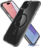 Чехол для телефона Spigen Ultra Hybrid (MagFit) для iPhone 15 ACS06805 (черный) - фото2