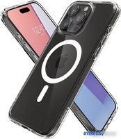 Чехол для телефона Spigen Ultra Hybrid (MagFit) для iPhone 15 Pro Max ACS06576 (белый) - фото2