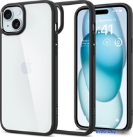 Чехол для телефона Spigen Ultra Hybrid для iPhone 15 ACS06799 (черный) - фото