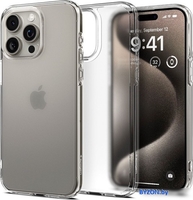 Чехол для телефона Spigen Ultra Hybrid для iPhone 15 Pro Max ACS06565 (прозрачный) - фото