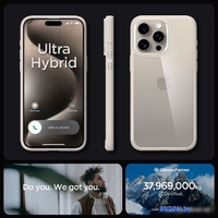 Чехол для телефона Spigen Ultra Hybrid для iPhone 15 Pro Max ACS07209 (серый) - фото2
