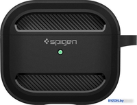 Чехол Spigen Rugged Armor ASD01978 (для AirPods 3, черный) - фото2, картинка2 Чехол Spigen Rugged Armor ASD01978 (для AirPods 3, черный) - фото2