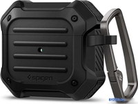 Чехол Spigen Tough Armor ASD01987 (для AirPods 3, черный) - фото, картинка Чехол Spigen Tough Armor ASD01987 (для AirPods 3, черный) - фото