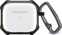 Чехол Spigen Tough Armor ASD01987 (для AirPods 3, черный) - фото2, картинка2 Чехол Spigen Tough Armor ASD01987 (для AirPods 3, черный) - фото2
