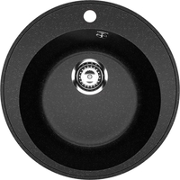 Кухонная мойка Practik PR-M 475-004 (черный оникс) - фото