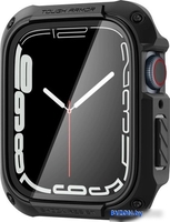 Чехол Spigen Tough Armor для Apple Watch (45 мм) ACS04183 (черный) - фото