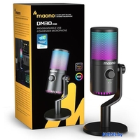 Проводной микрофон Maono DM30 RGB (розовый) - фото2